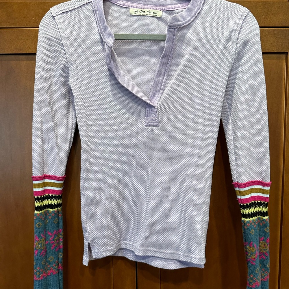 Free People We The Free Cuff  Long Sleeve Top